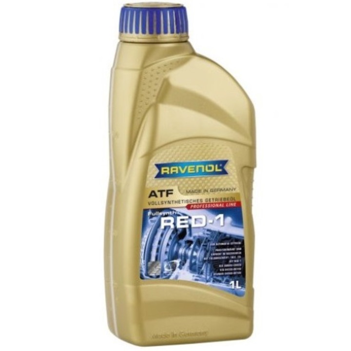 Automata sebességváltó olaj RAVENOL ATF RED-1, piros, űrtartalom 1 liter, szintetikus