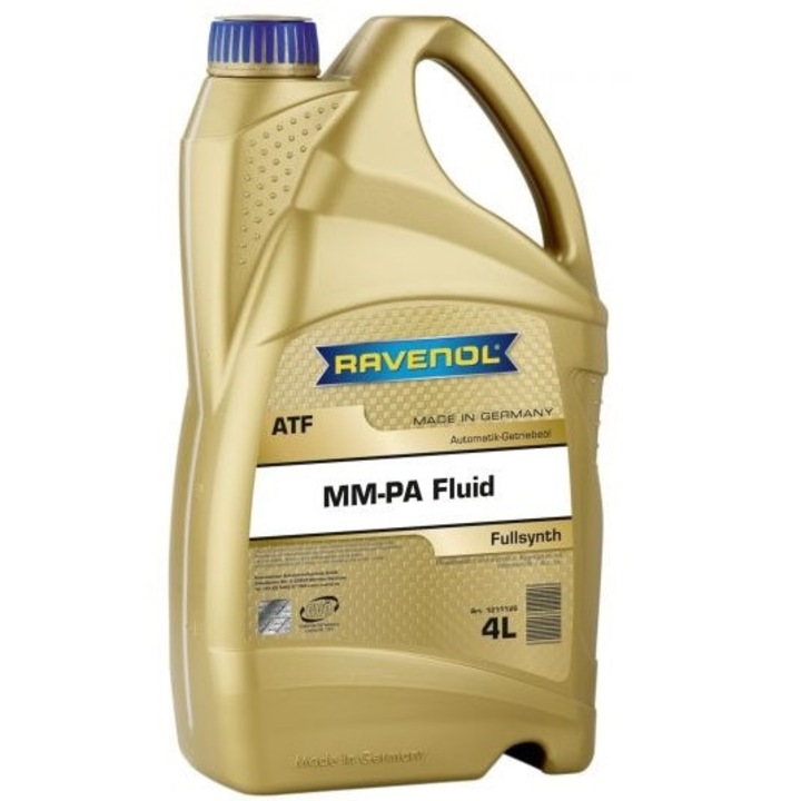 Масло за автоматични трансмисии RAVENOL ATF MM-PA Fluid, обем 4 литра, синтетика