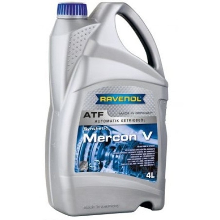 RAVENOL ATF Mercon V automata sebességváltó olaj, térfogata 4 liter, félszintetikus