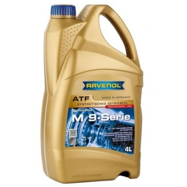 Automata sebességváltó olaj RAVENOL ATF M 9-Series, térfogata 4 liter, szintetikus