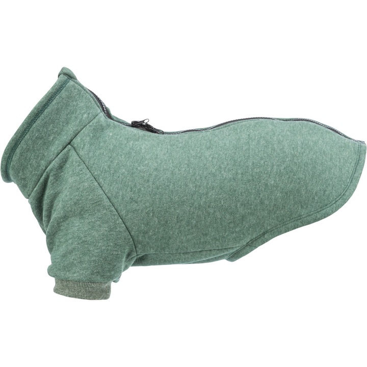 Hanorac Pentru Caini, Trixie CityStyle Amsterdam, S 36 cm, Verde Inchis, 680714