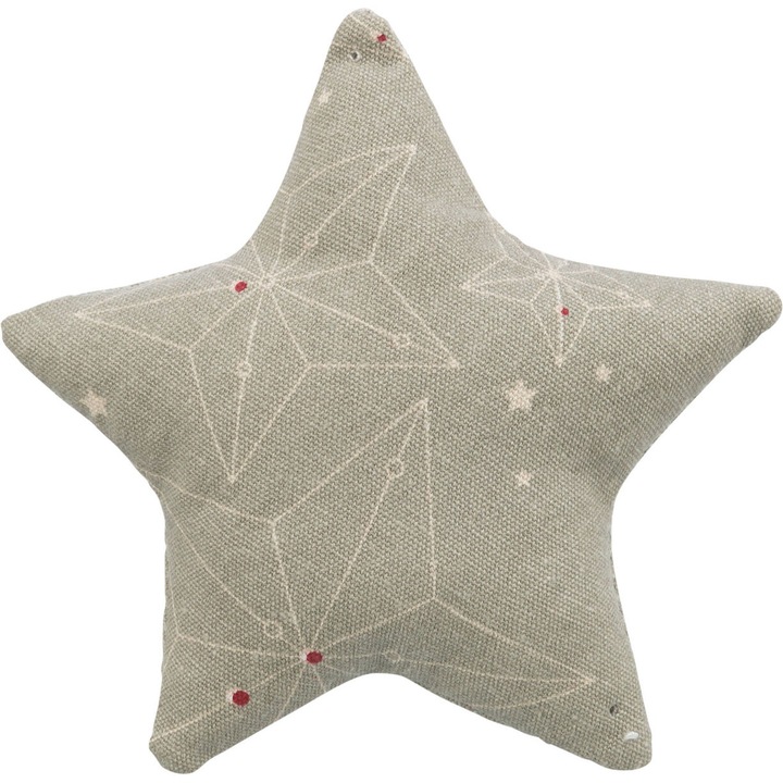 Възглавница за котки, Trixie Xmas Star, Памук, 10 см, Бежов, 92527