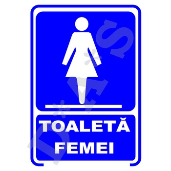 Set de 2 indicatoare A5 - toaleta femei Set de 2 indicatoare A5 - toaleta femei