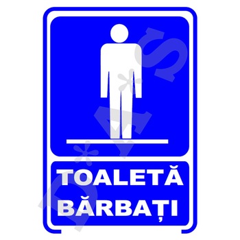 Set de 2 indicatoare A5 - toaleta barbati Set de 2 indicatoare A5 - toaleta barbati