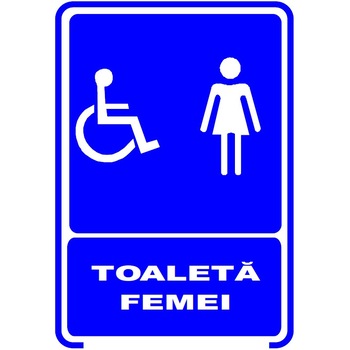 Set de 2 indicatoare A5 - toaleta femei 2 Set de 2 indicatoare A5 - toaleta femei 2