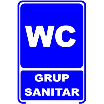 Set de 2 indicatoare A5 - grup sanitar Set de 2 indicatoare A5 - grup sanitar