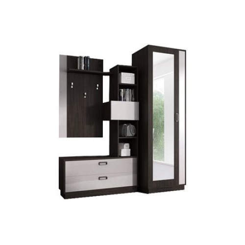 Garderoba Roxana, wenge/alb