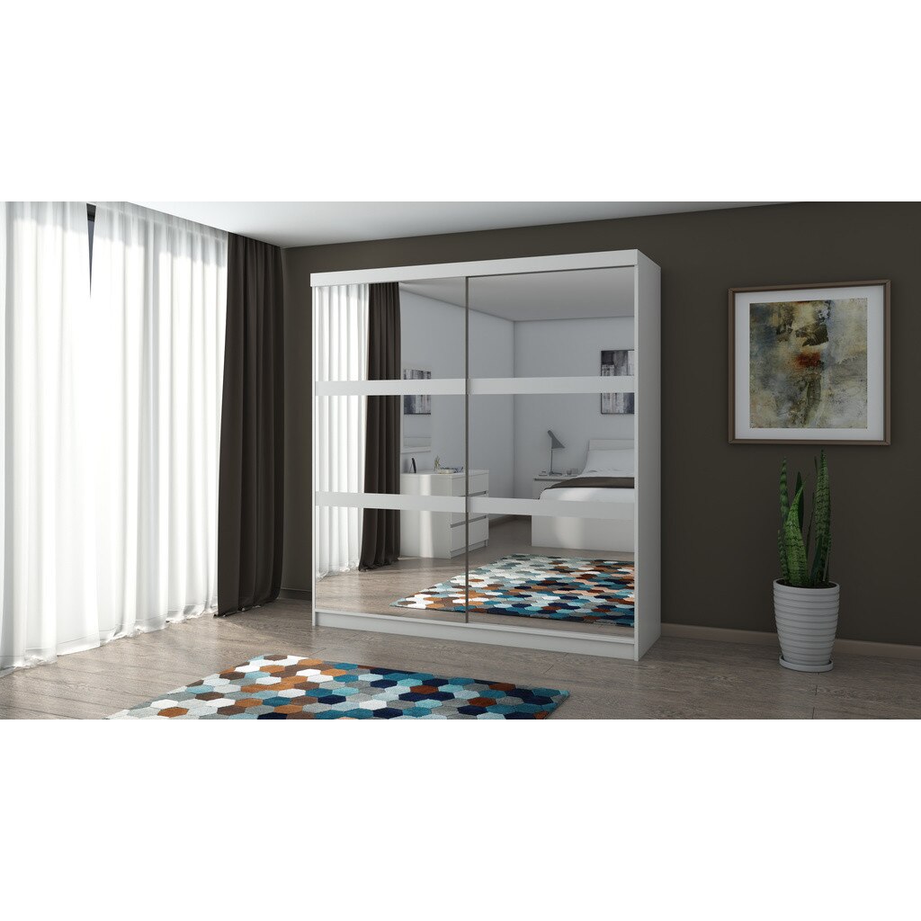 Dressing Ovidiu 10, alb-203 cm