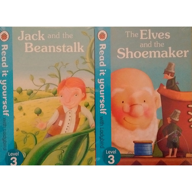Ladybird RIY Pack Level 3 (Level 3 Workbook ; The Elves and the Shoemaker; Jack and the Beanstalk; Hansel and Gretel; Rapunzel)