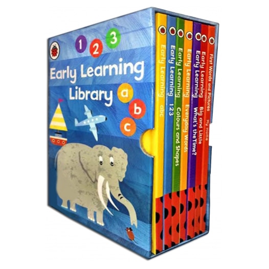 Early Learning Library Slipcase (Early Learning: ABC; Early Learning: 123; Early Learning: Everyday Words; Early Learning: Colours and Shapes; My Home; Early Learning: Big and Little ; Early Learning: What's the Time? )
