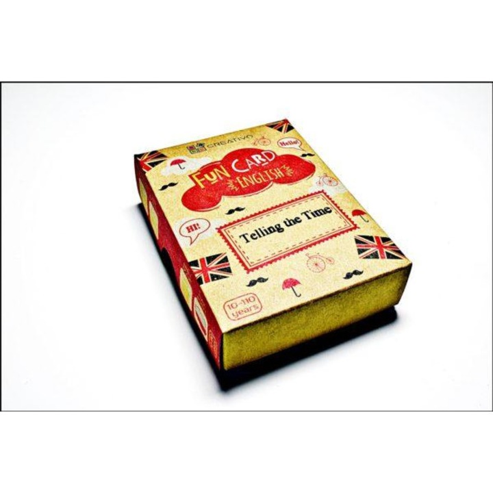 Fun card English, Telling the time