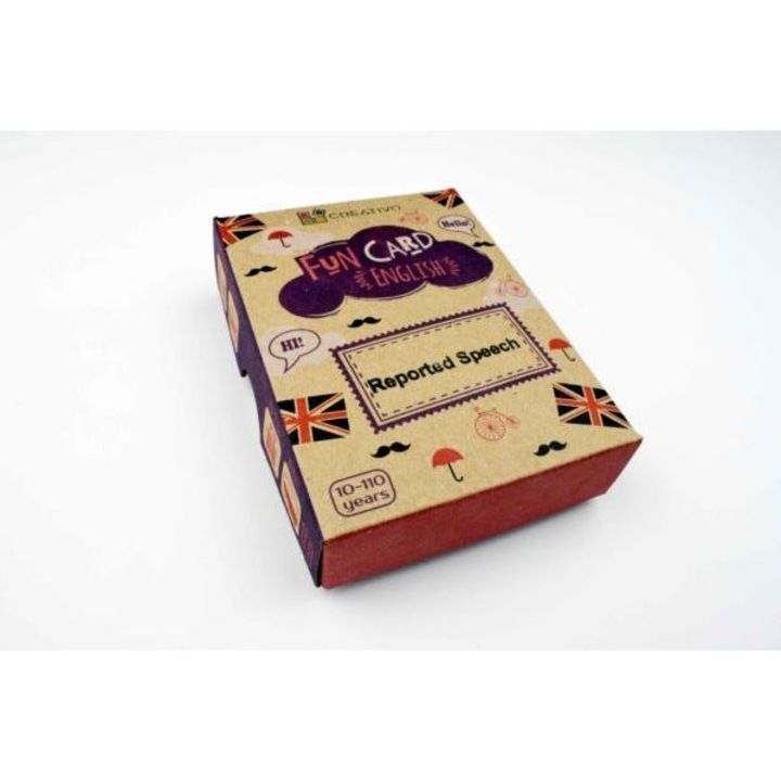 Fun card English, Reported speech