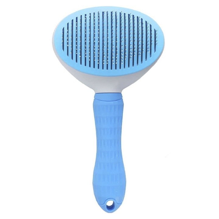 Öntisztító kefe kutyáknak, macskáknak és egyéb háziállatoknak, SOOYE®, kék