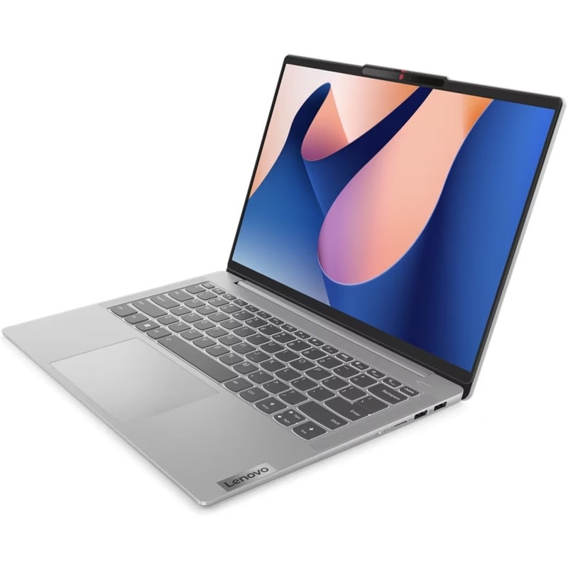 Laptop LENOVO IdeaPad Slim 5 14IAH8, Intel Core i5-12450H pana la 4.4GHz, 14" WUXGA, IPS, 8 nuclee, 8GB DDR5, SSD 2TB NVME, Intel UHD Graphics, no OS, Cloud Grey