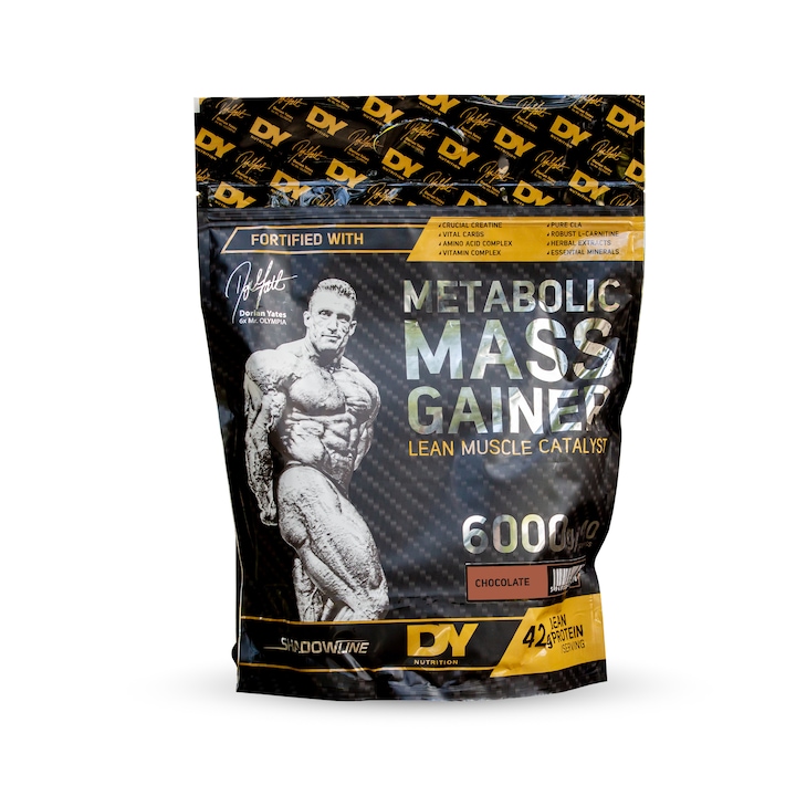 Gainer pentru crestere masa musculara Metabolic Mass Gainer, Dorian Yates Nutrition, 6kg, Sac - Ciocolata