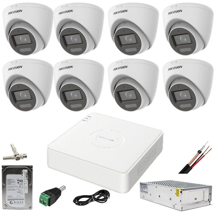 Kit supraveghere si securitate, PGST, 2G-A, Alb