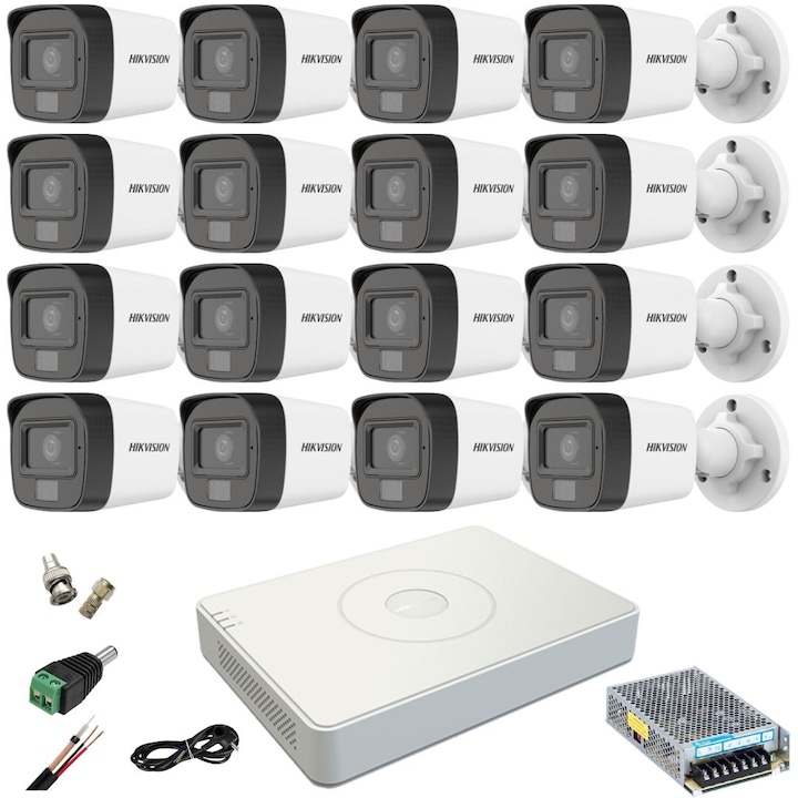 Sistem de supraveghere exterior Analogic Winpossee WP-AH4208T FullHD 1080P, 8 x camere Bullet 2 MP, senzor SC2235, IR 25m