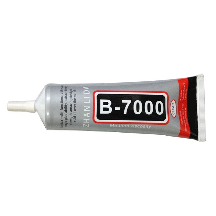 Folyékony ragasztó, B-7000, 15 ml, Átlátszó