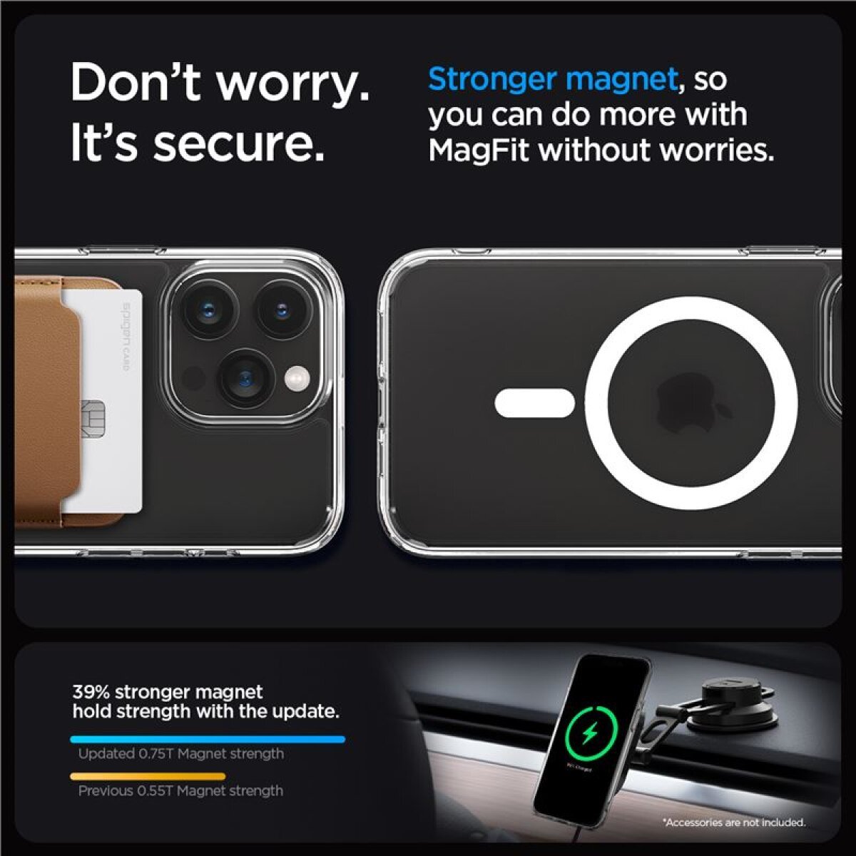 Husa pentru iPhone 15 Pro - Spigen Ultra Hybrid MagSafe - Frost Clear