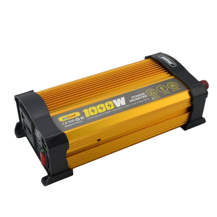 Autó feszültség inverter KS1000, 1000W, 12V, 220V