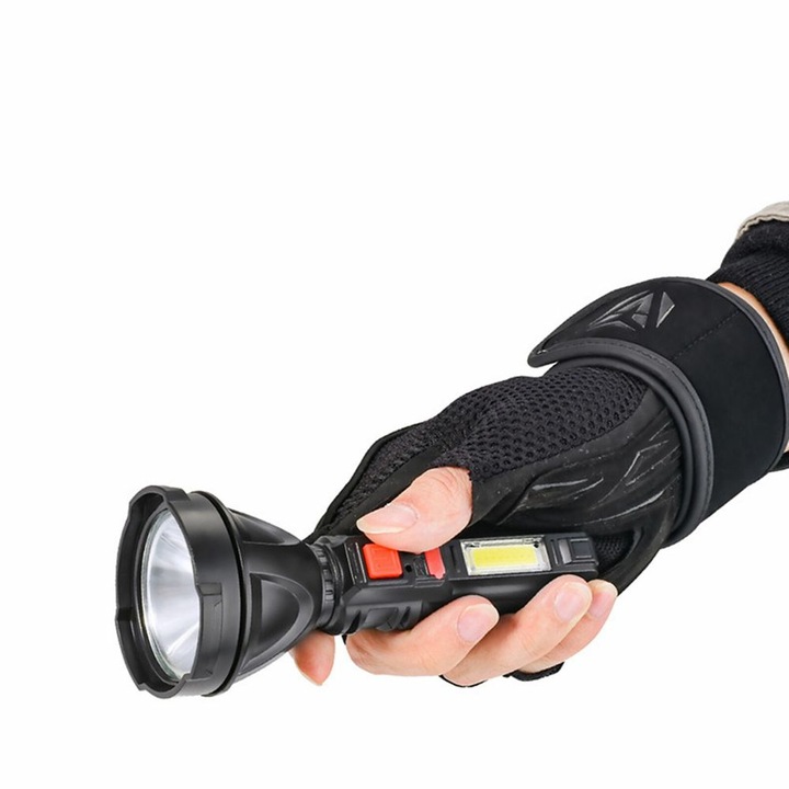 RDC078 LED zseblámpa, újratölthető, 6000 lumen