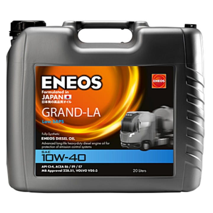 ENEOS GRAND-LA моторно масло за камиони, 10W40, обем 20 литра, синтетично