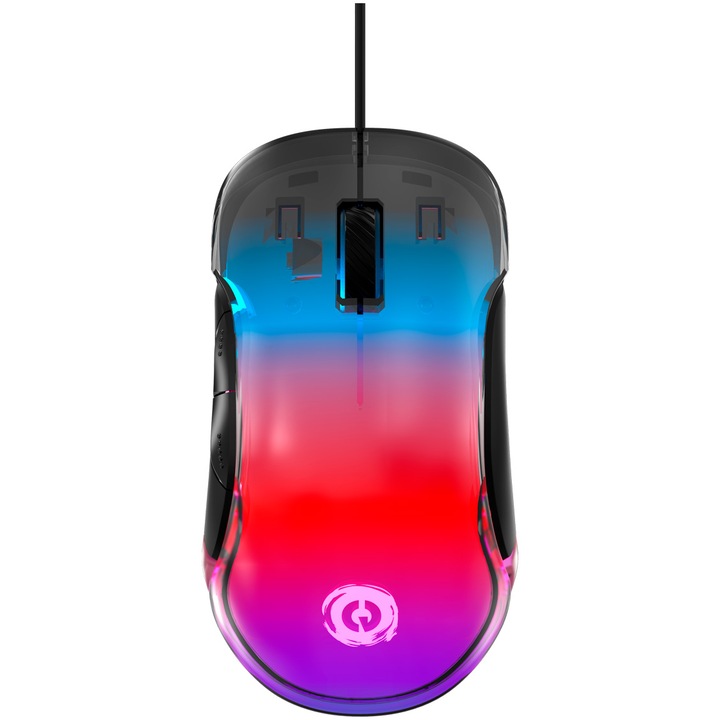 Мишка Gaming Canyon Shadder GM-728 RGB 6 buttons Wired Transparent