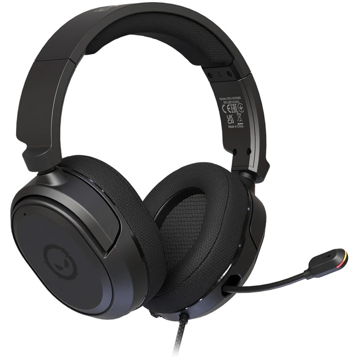 Casti gaming Lorgar Kaya 360 USB 2m Black