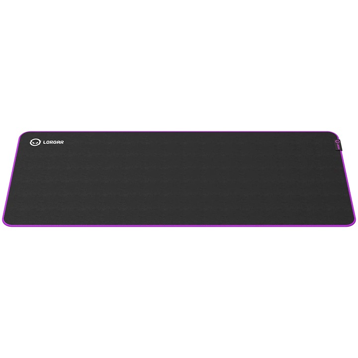 Mousepad gaming Lorgar Main 319 900x360 Black Purple