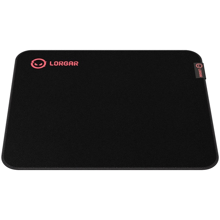 Mousepad gaming Lorgar Main 325 500x420 Black Red