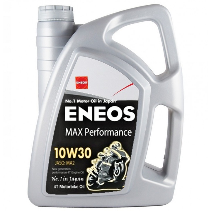 Ulei motor 4T ENEOS MAX Performance 10W30, volum 4 litri, sintetic