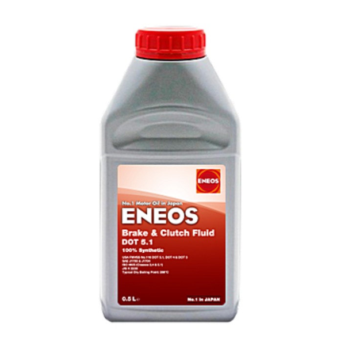 Lichid de frana ENEOS Brake and Clutch Fluid DOT 5.1, volum 500 ml