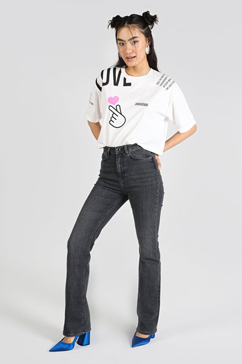 Fekete lobogó női nadrág, Fekete