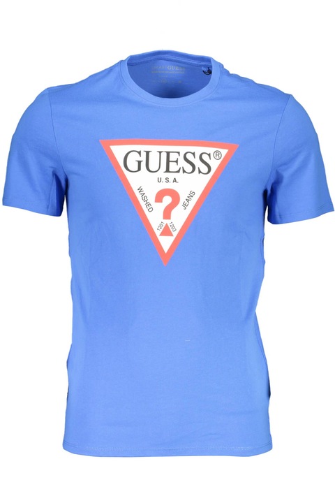 Férfi póló, Guess, kék, 100% pamut, XL