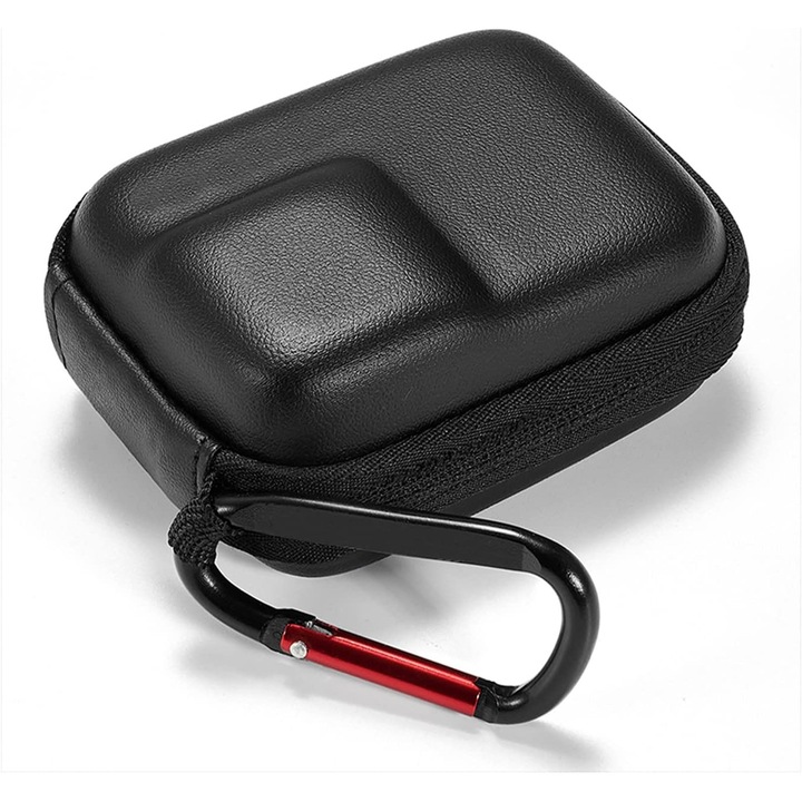 Калъф за GoPro Hero 9/10, idepet, Hard Case, с цип, черен