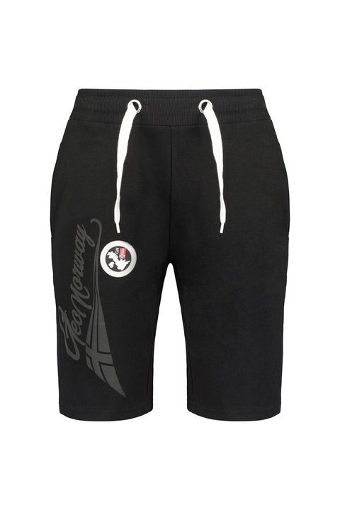 Pantaloni scurti barbati, Geographical Norway, Negru, Bumbac, Negru