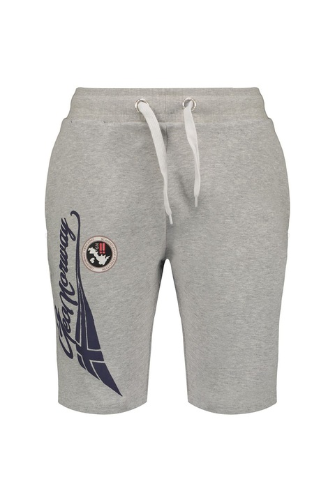 Pantaloni scurti barbati, Geographical Norway, Gri, Bumbac, XL Gri XL INTL