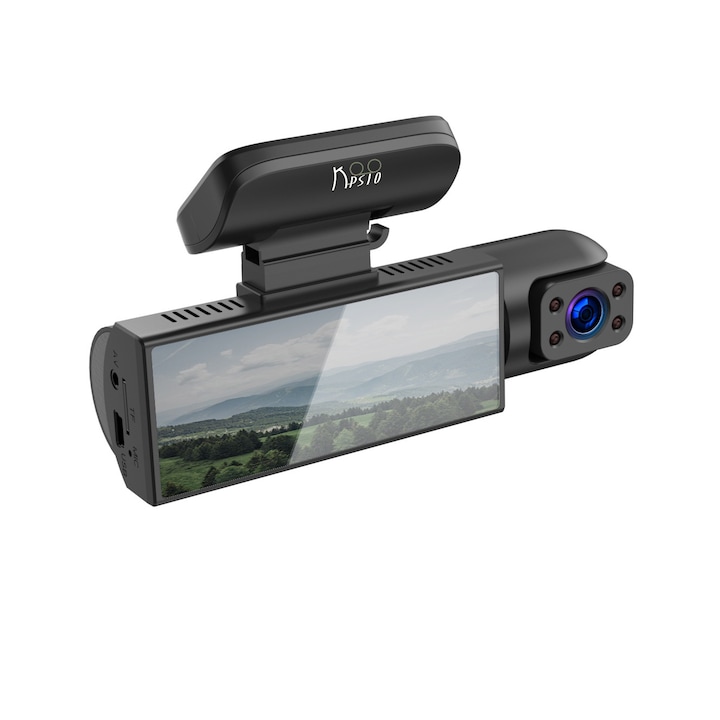 Camera Auto DVR PRO, FULL HD, 1080P, Koopsio, Vedere nocturna, Inregistrare in bucla, Unghi filmare 170°, senzor de miscare