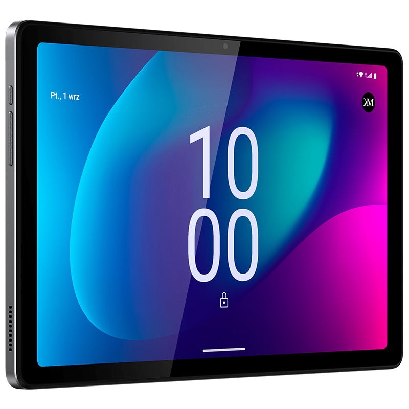 Tableta Kruger&Matz Eagle 1075, Procesor Unisoc Tiger T618 Octa-Core, Ecran IPS 10.4", 6GB RAM, 128GB Flash, 5MP+8MP, Wi-Fi, 4G, Android 13 Gri