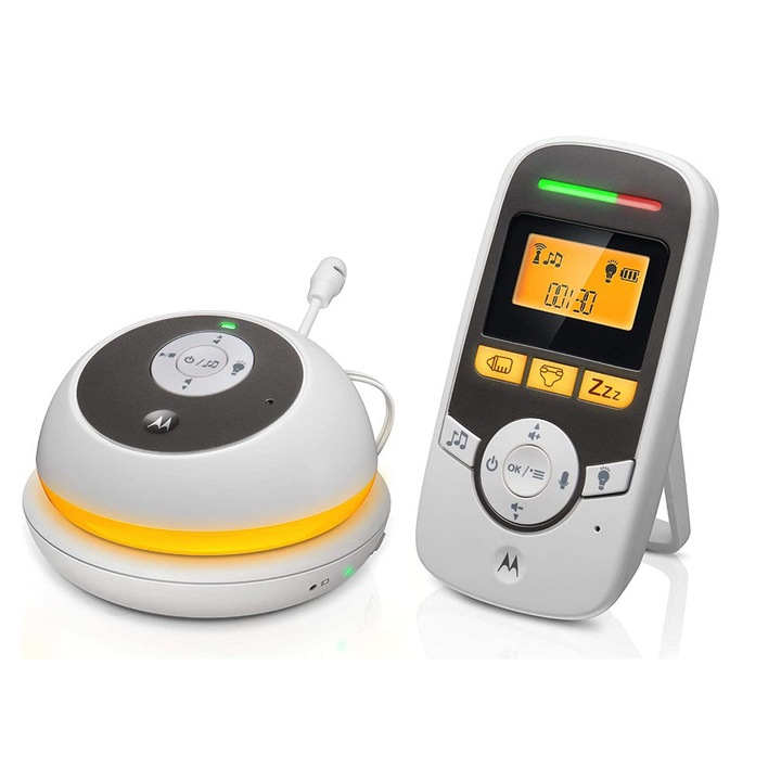 Monitor audio bebelusi Motorola MBP169,8 canale Alb/Gri