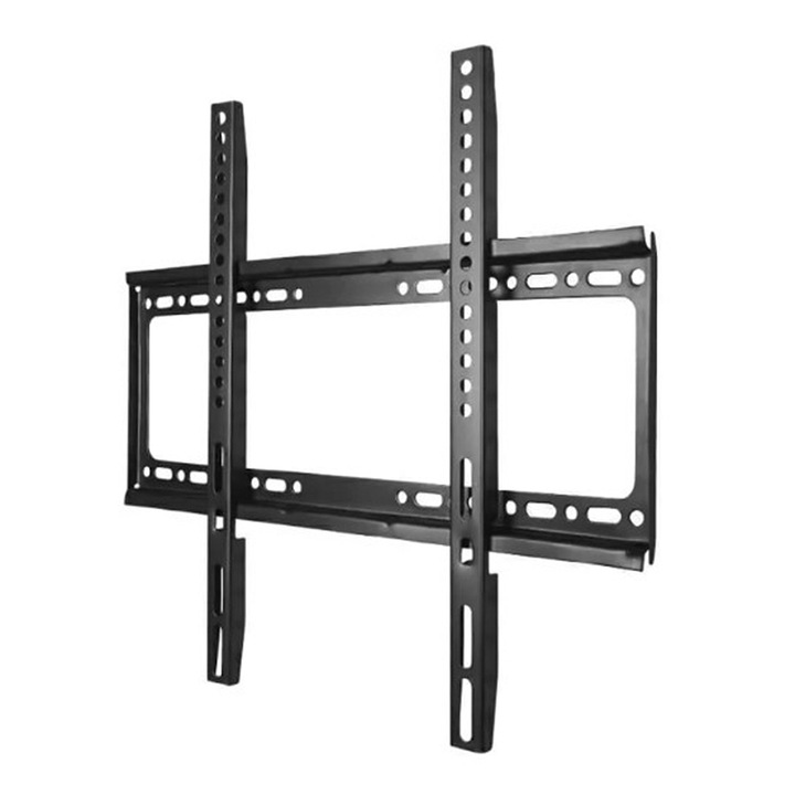 Suport TV GREATON cu Montare pe Perete, Compatibilitate 26-63 inch, Maxim 50 kg, Metal Rezistent, Negru