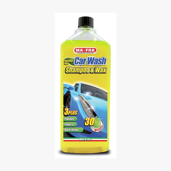 Solutie sampon auto cu ceara, MA*FRA CarWash, cantitate : 1L