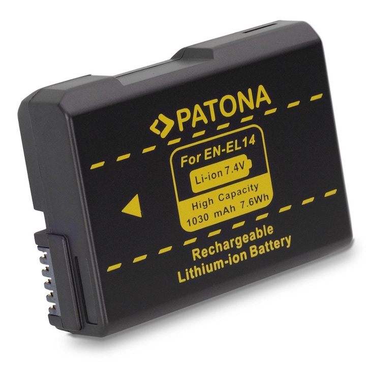 PATONA Akkumulátor, Nikon EN-EL14 készülékhez