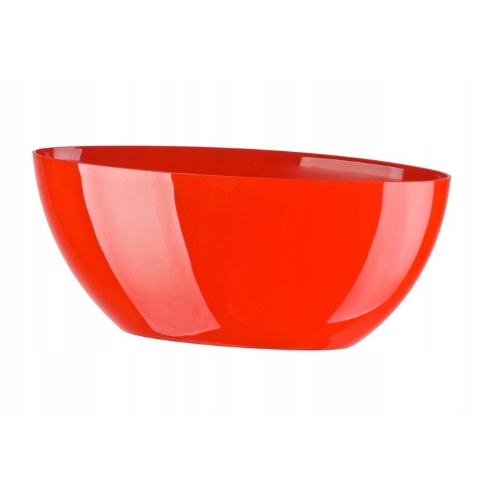 Ghiveci pentru flori, KADAX, Plastic, 21 cm, Rosu