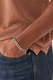 Fossil, Bratara unisex din lant, Argintiu