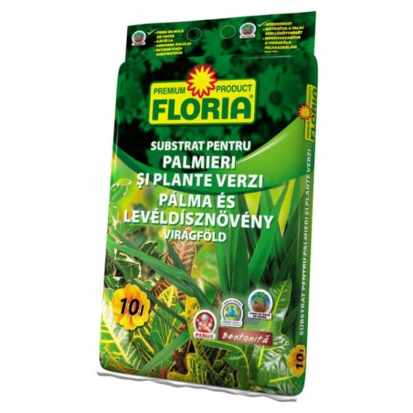 Substrat pentru palmieri si plante verzi Floria, 10l