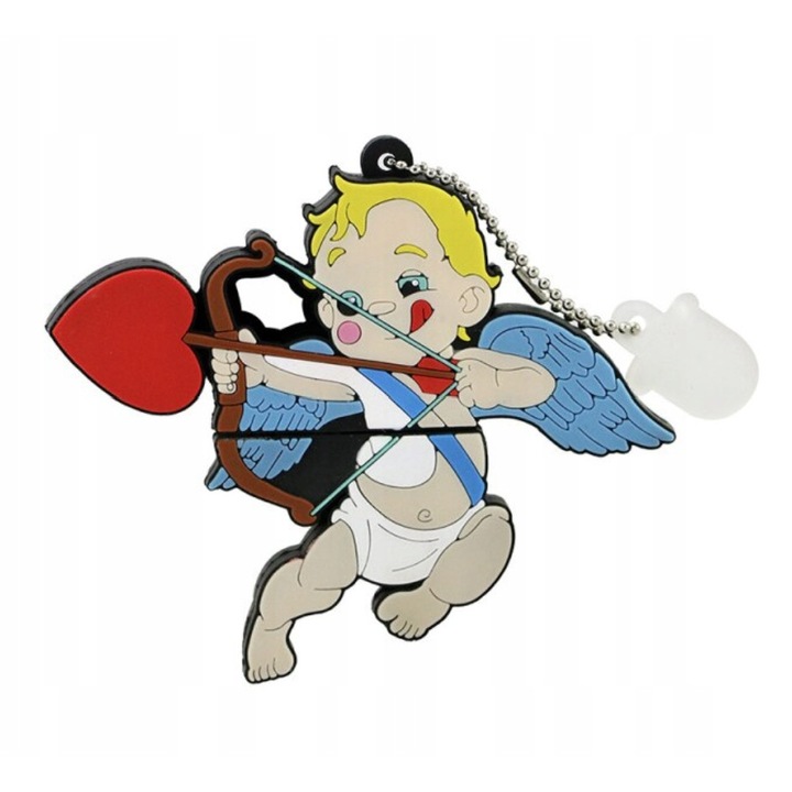 USB 2.0 memóriakártya 32 GB, Cupidon, Multicolor