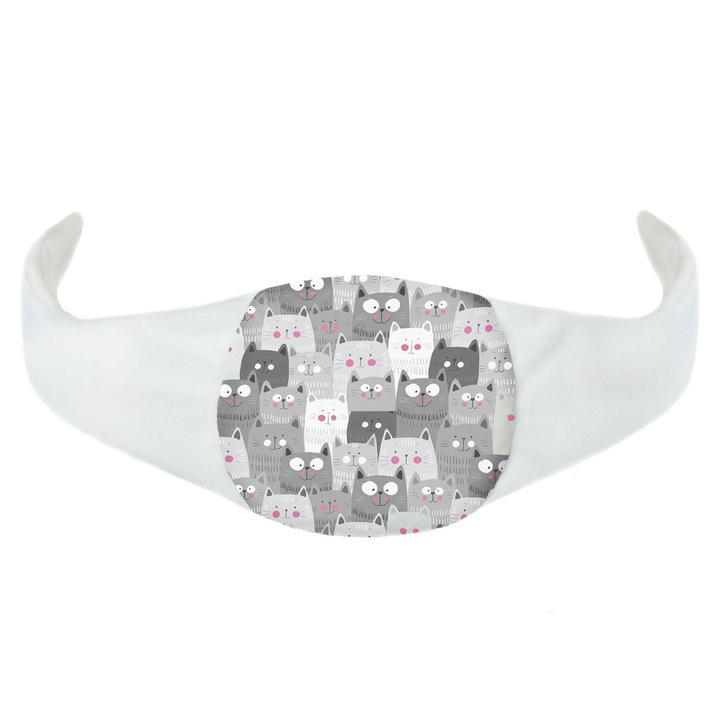 Termofor pentru Colici, Perna termica cu centura pentru bebelusi, Seminte de cires, Ferocity, Gray Cats