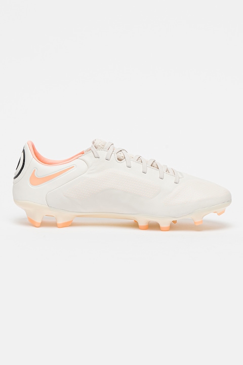 Nike, Pantofi unisex cu crampoane, pentru fotbal Legend 9 Pro, Verde, Alb murdar, 11.5