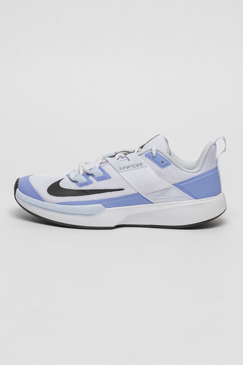 Nike, Pantofi pentru tenis Court Vapor Lite, Alb/Albastru lavanda, 42